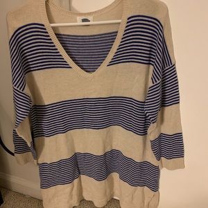 Blue stripped sweater
